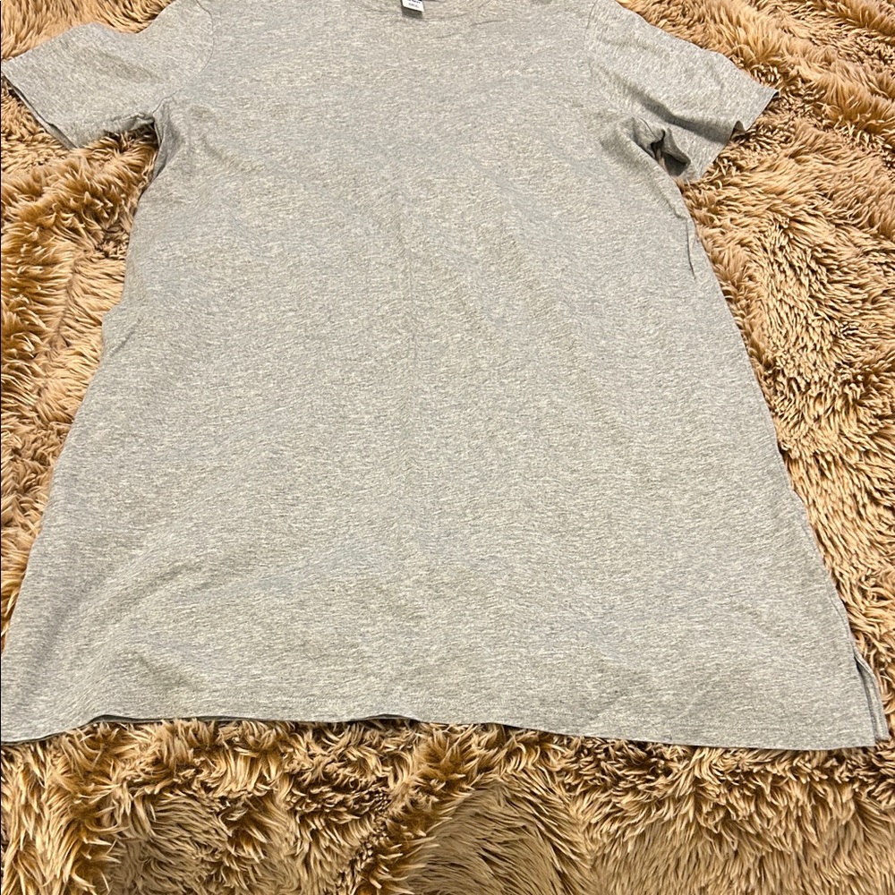 Gray T-Shirt Dress